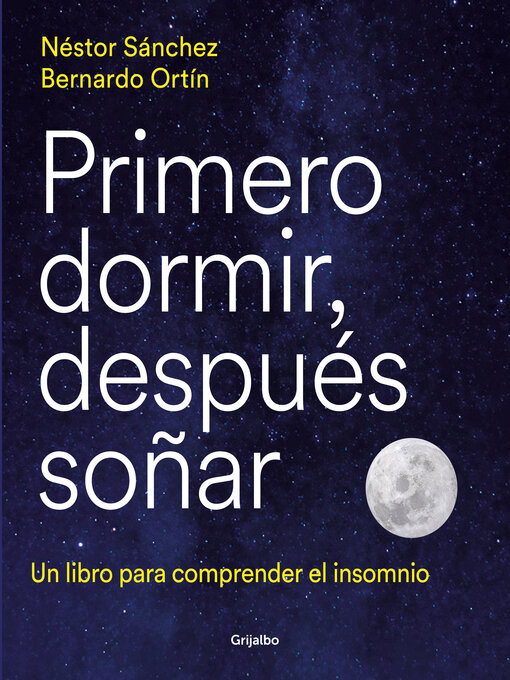 Cover image for Primero dormir, después soñar